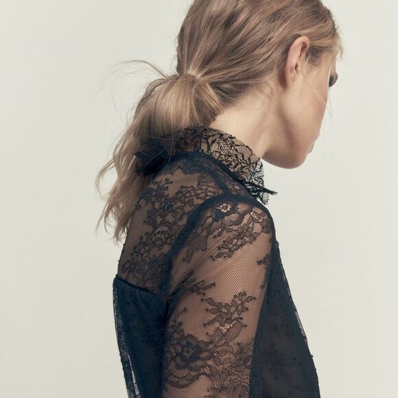 ZARA Short Lace Dress  NWT‎ SIZE XS - Picture 3 of 10